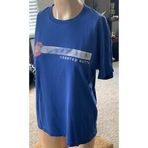 Vintage Blue Colorado - Crested Butte tshirt sz M